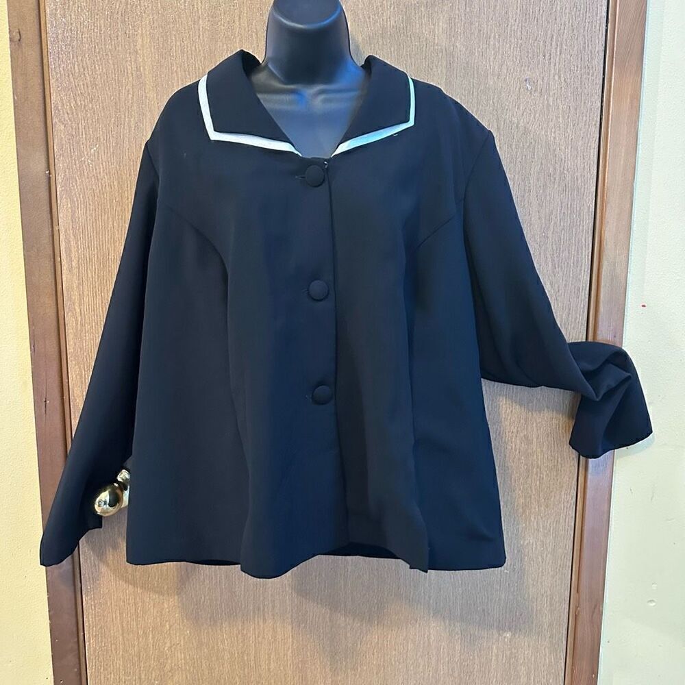 Danny and Nicole black blazer women size 24W